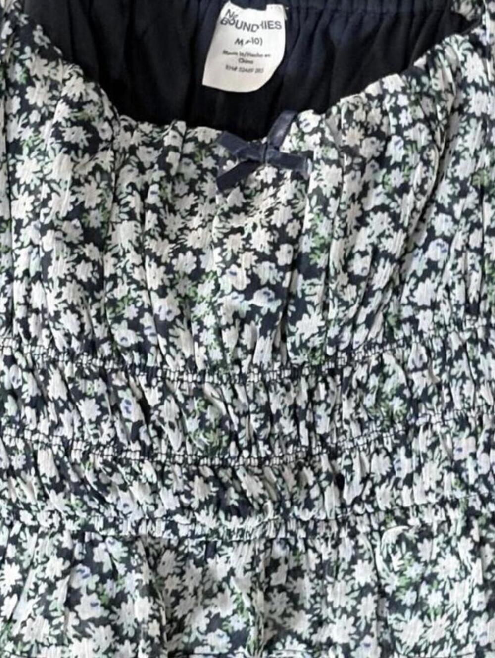 No Boundaries Floral Two-Piece Skirt Set, Size M (8-10) - Picture 6 of 15